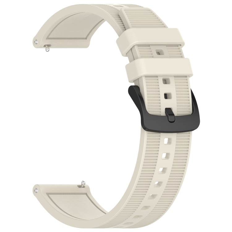 For Huawei Watch Ultimate 22mm Textured Silicone Solid Color Watch Band(Starlight) - Watch Bands by PMC TechLife | Online Shopping South Africa | PMC TechLife