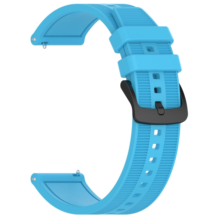 For Huawei Watch 4 22mm Textured Silicone Solid Color Watch Band(Sky Blue) - free shipping - PMC TechLife - Order now!