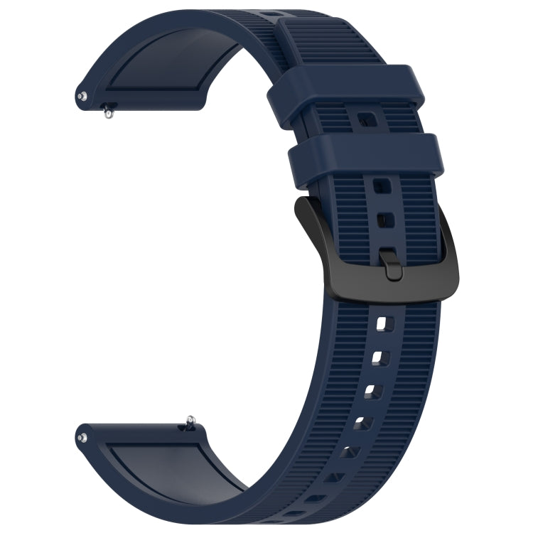 For Huawei Watch 3 22mm Textured Silicone Solid Color Watch Band(Midnight Blue) - Watch Bands by PMC TechLife | Online Shopping South Africa | PMC TechLife