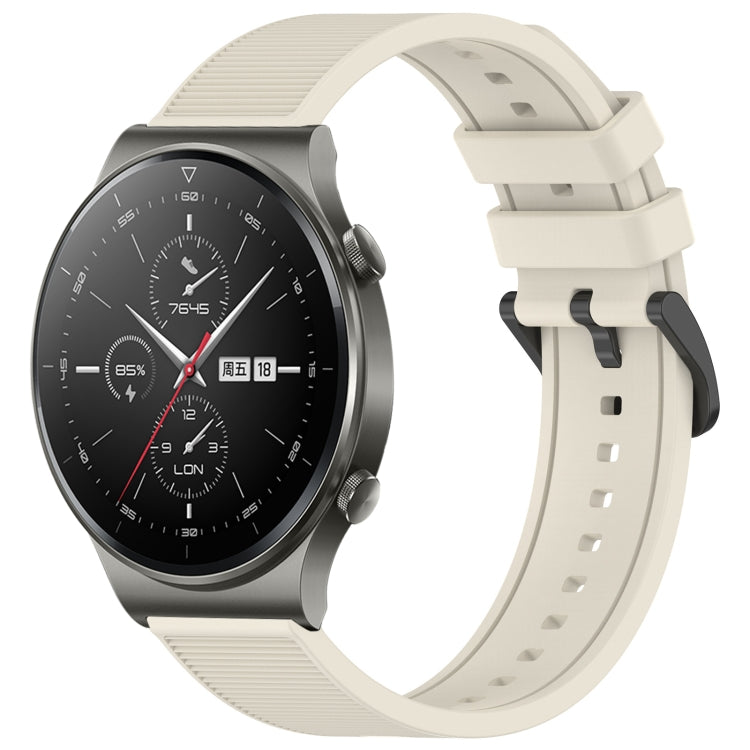 For Huawei GT2 Pro 22mm Textured Silicone Solid Color Watch Band(Starlight) - Watch Bands by PMC TechLife | Online Shopping South Africa | PMC TechLife