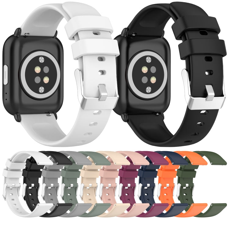 For Samsung Galaxy Watch 6 Classic 47mm 20mm Smooth Solid Color Silicone Watch Band(Beige) - free shipping - PMC TechLife - Order now!