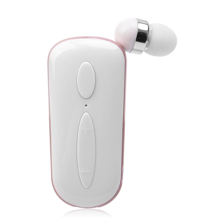 K36 Stereo Wireless Bluetooth Headset Calls Remind Vibration Wear Clip Driver Auriculares Earphone(Pink) - Bluetooth Earphone by PMC Jewellery | Online Shopping South Africa | PMC Jewellery