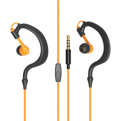 Kimmar R02 Sports Sweat Resistant Wired Earphone(Orange) - Sport Earphone by PMC Jewellery | Online Shopping South Africa | PMC Jewellery