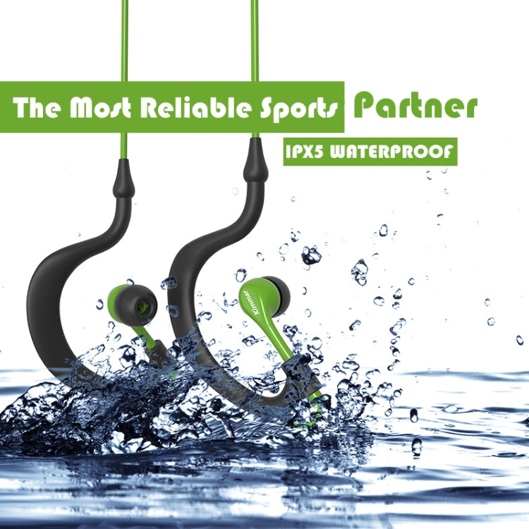 Kimmar R02 Sports Sweat Resistant Wired Earphone(Orange) - Sport Earphone by PMC Jewellery | Online Shopping South Africa | PMC Jewellery