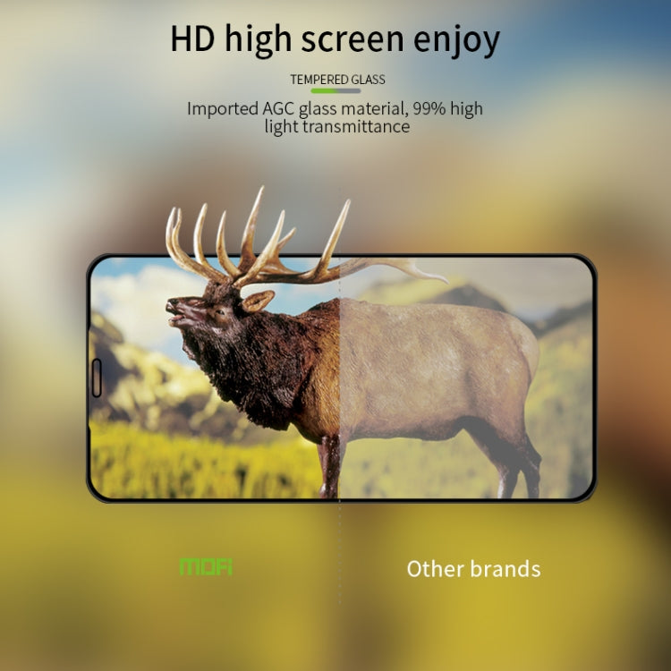 For iPhone 11 MOFI 9H 3D Explosion-proof Curved Screen Tempered Glass Film(Black) - free shipping - PMC TechLife - Order now!