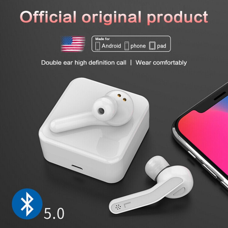 T88 Mini Touch Control Hifi Wireless Bluetooth Earphones TWS Wireless Earbuds with Charger Box(White) - TWS Earphone by PMC TechLife | Online Shopping South Africa | PMC TechLife