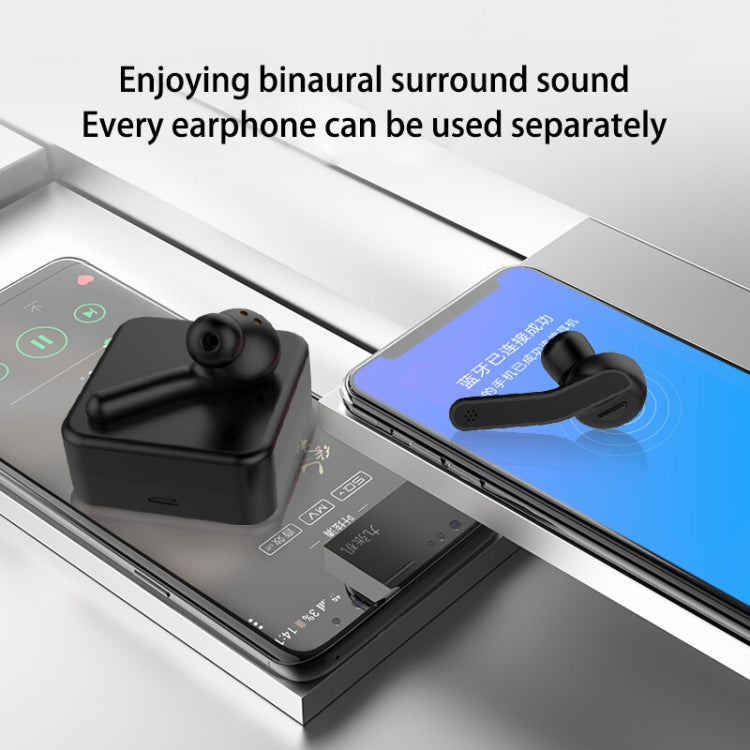 T88 Mini Touch Control Hifi Wireless Bluetooth Earphones TWS Wireless Earbuds with Charger Box(White) - TWS Earphone by PMC TechLife | Online Shopping South Africa | PMC TechLife