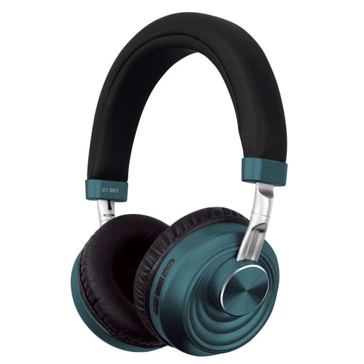 VJ083 Folding Wireless Headset Bluetooth Competitive Game Music Sports Plug Cartoon Wireless Headset(Green) - Headset & Headphone by PMC TechLife | Online Shopping South Africa | PMC TechLife