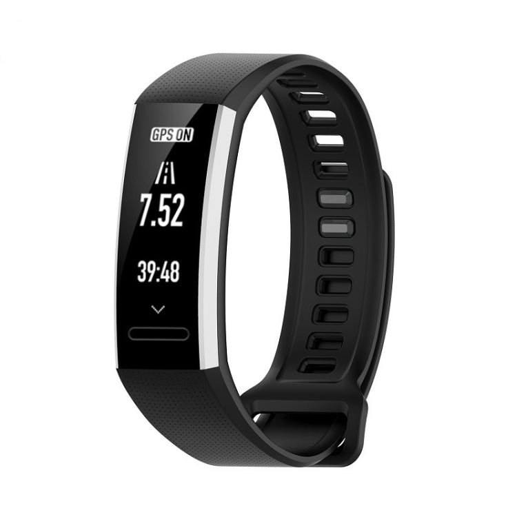 For Huawei Band 2 Pro / Band 2 / ERS-B19 / ERS-B29 Sports Bracelet Silicone Watch Band(Black) - Watch Bands by PMC TechLife | Online Shopping South Africa | PMC TechLife | Buy Now Pay Later Mobicred