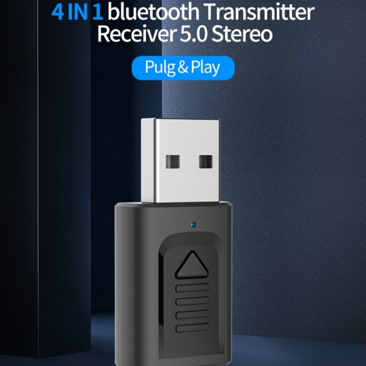 JEDX-M135 USB5.0 4 in 1 Bluetooth Audio Receiver Transmitter - Audio Receiver Transmitter by PMC TechLife | Online Shopping South Africa | PMC TechLife