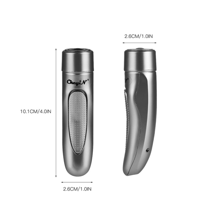 Mini USB Rechargeable Electric Razor Self-service Hair Clipper Shaver(Black) - Electric Shavers by PMC Jewellery | Online Shopping South Africa | PMC Jewellery