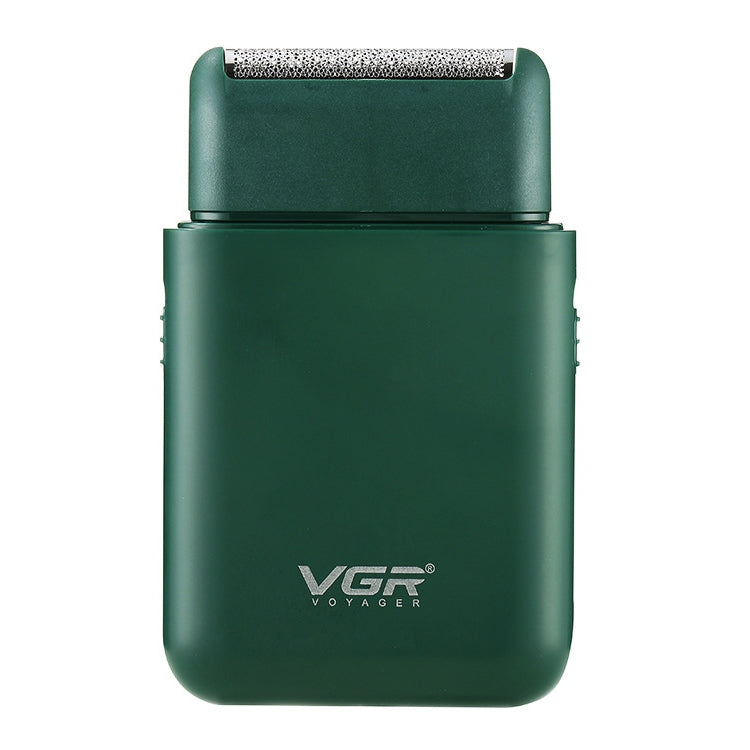 VGR V-390 5W USB Portable Reciprocating Electric Shaver (Green) - Electric Shavers by VGR | Online Shopping South Africa | PMC Jewellery