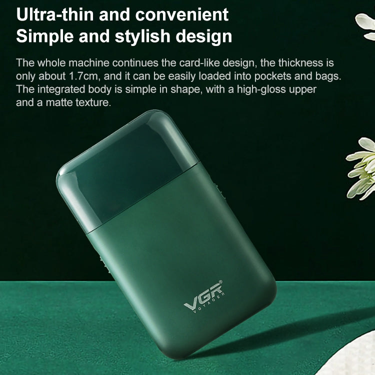 VGR V-390 5W USB Portable Reciprocating Electric Shaver (Black) - free shipping - PMC TechLife - Order now!