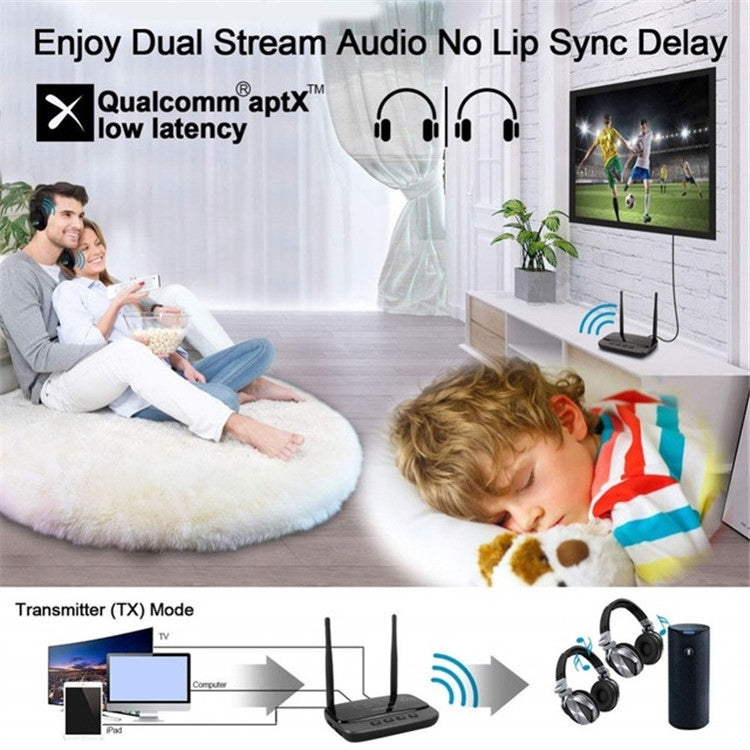 VIKEFON BT-21 Bluetooth 5.0 Adapter Bluetooth Audio Transmitter Receiver - free shipping - PMC TechLife - Order now!
