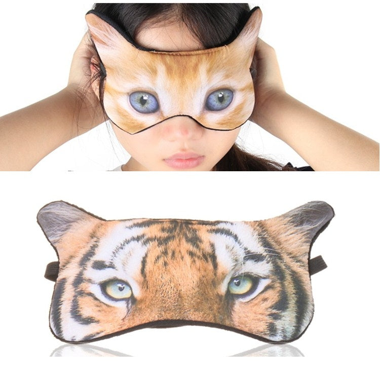 3D Eye Mask Shading Sleeping Cartoon Animal Printed Eye Mask(Tiger) - free shipping - PMC TechLife - Order now!