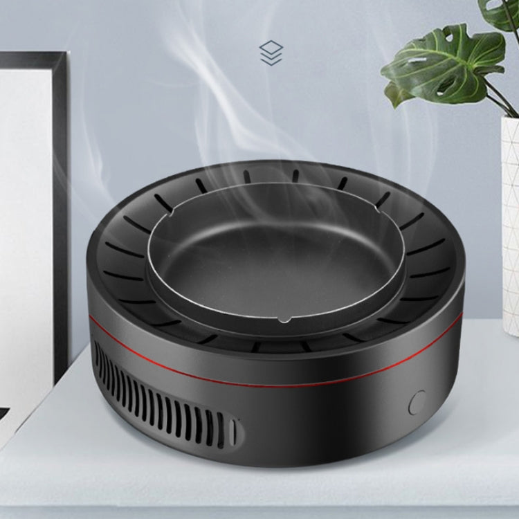 Multifunctional Ashtray Negative Ion Intelligent Air Purifier PM2.5 Home Car Smart Air Freshener Air Cleaner(Black) - Air Purifiers & Accessories by PMC Jewellery | Online Shopping South Africa | PMC Jewellery