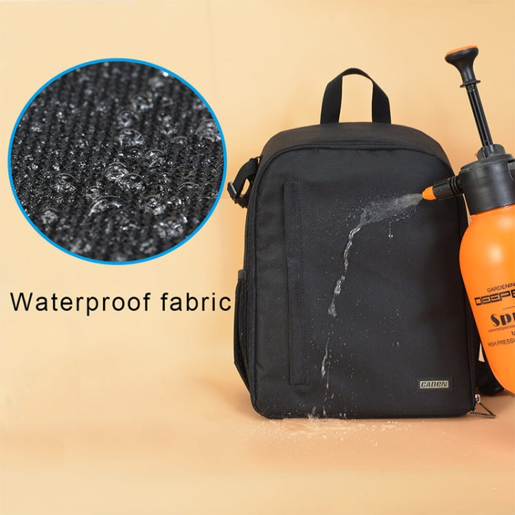 CADeN Shoulder Digital Camera Bag Outdoor Nylon Photography Backpack(Black Small Bag) - Backpack by CADeN | Online Shopping South Africa | PMC TechLife | Buy Now Pay Later Mobicred