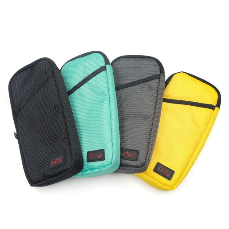 iplay Host Storage Bag Tempered Film + Rocker Cap + Protective Shell 7 in 1 Protection Bag Soft Bag Set For Switch Lite(bBack) - Bags by iplay | Online Shopping South Africa | PMC Jewellery