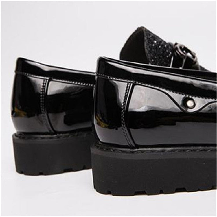 Men Fashion Thick Bottom Pointed Formal Business Leather Shoes, Shoe Size:42(Black) - Formal Shoes by PMC Jewellery | Online Shopping South Africa | PMC Jewellery