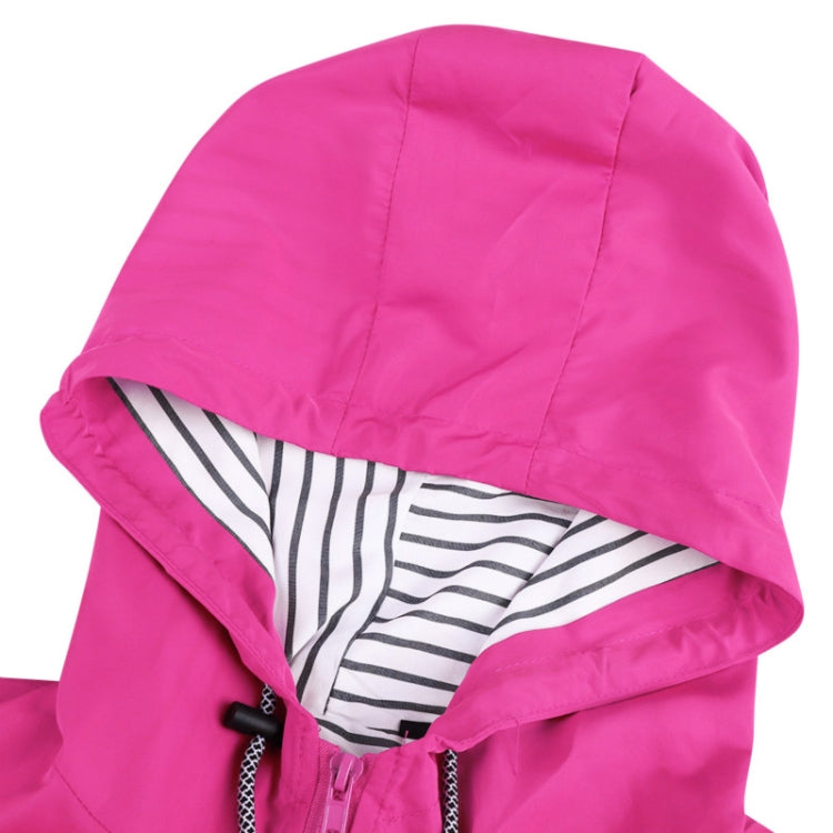 Women Waterproof Rain Jacket Hooded Raincoat, Size:XXL(Yellow) - Hoodie by PMC Jewellery | Online Shopping South Africa | PMC Jewellery