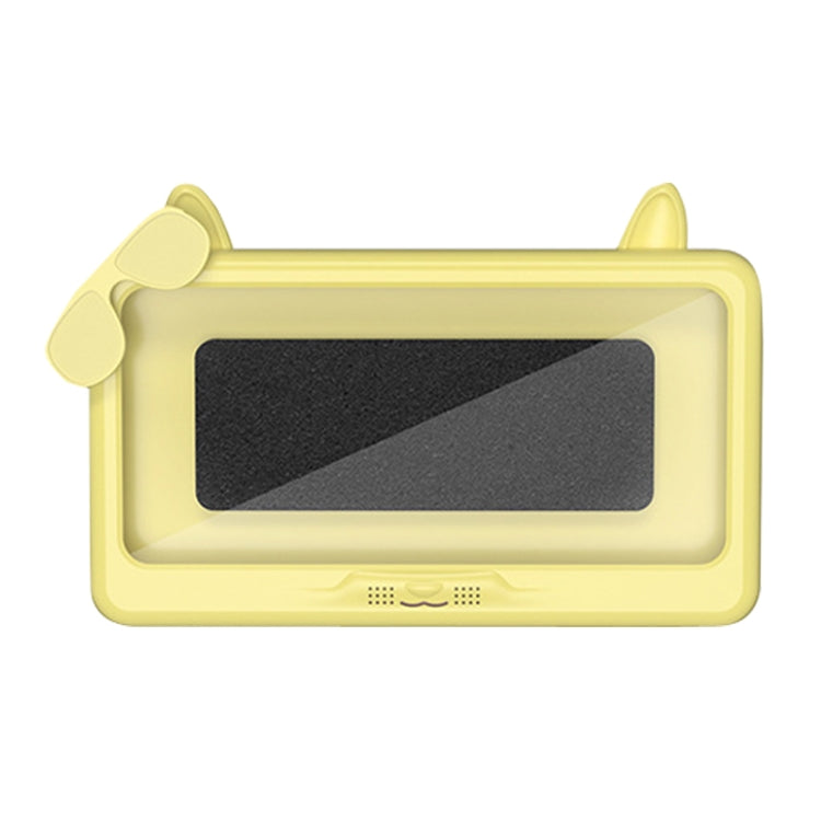 Bathroom Waterproof Mobile Phone Holder Bathing Watch TV Removable Touch Screen Phone Case(Yellow) - Hand-Sticking Bracket by PMC TechLife | Online Shopping South Africa | PMC TechLife