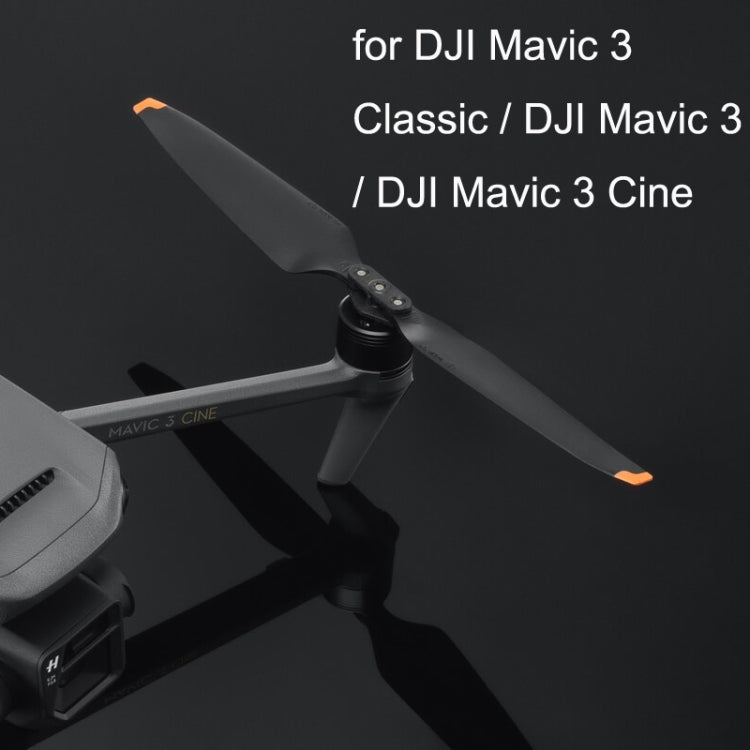 Original For DJI Mavic 3 Pro / 3 Classic / 3 / 3 Cine /  3 Pro Cine 1 Pair Noise Reduction Propeller(Black) - free shipping - PMC TechLife - Order now!