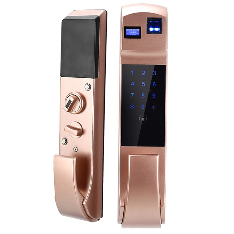 Fully Automatic Fingerprint Password Lock Intelligent Anti-theft Home Electronic Credit Card Automatic Unlock and Mute APP - Door Lock by PMC Jewellery | Online Shopping South Africa | PMC Jewellery