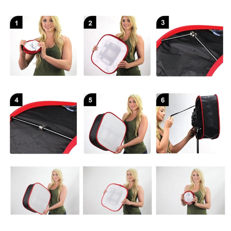 Universal Portabl Collapsible LED Video Light Softbox Diffuser for Yongnuo Godox Photographic Lighting -  by PMC Jewellery | Online Shopping South Africa | PMC Jewellery