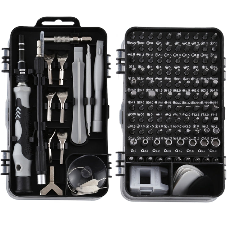 135 in 1 DIY Mobile Phone Disassembly Tool Clock Repair Multi-function Tool Screwdriver Set(Black Gray) - Screwdriver Set by PMC Jewellery | Online Shopping South Africa | PMC Jewellery