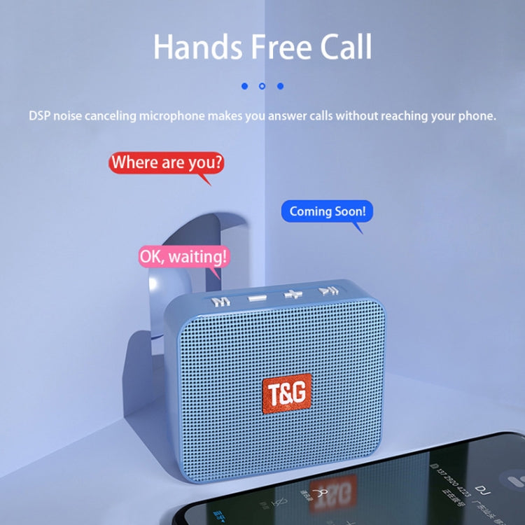 T&G TG166 Color Portable Wireless Bluetooth Small Speaker(Red) - Mini Speaker by T&G | Online Shopping South Africa | PMC TechLife | Buy Now Pay Later Mobicred