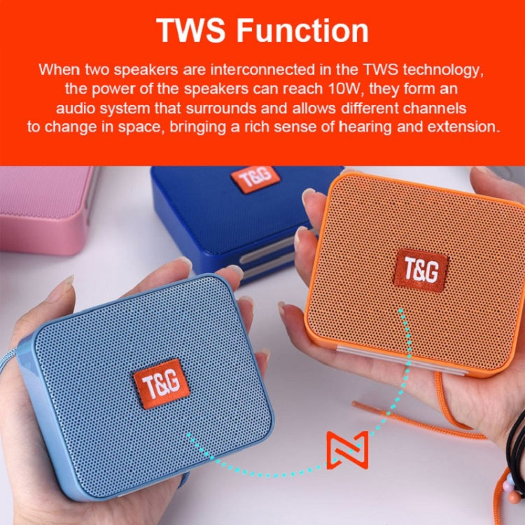 T&G TG166 Color Portable Wireless Bluetooth Small Speaker(Red) - Mini Speaker by T&G | Online Shopping South Africa | PMC Jewellery