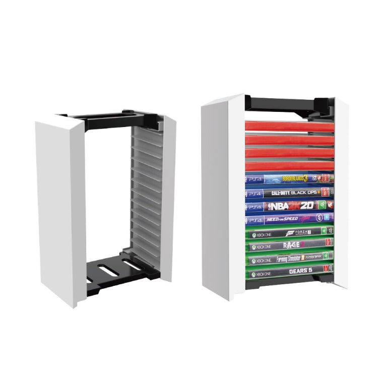 DOBE TP5-0520 Console Game Cd Storage Rack Can Accommodate 12 Double-Layer Disc Racks For PS5 - free shipping - PMC TechLife - Order now!