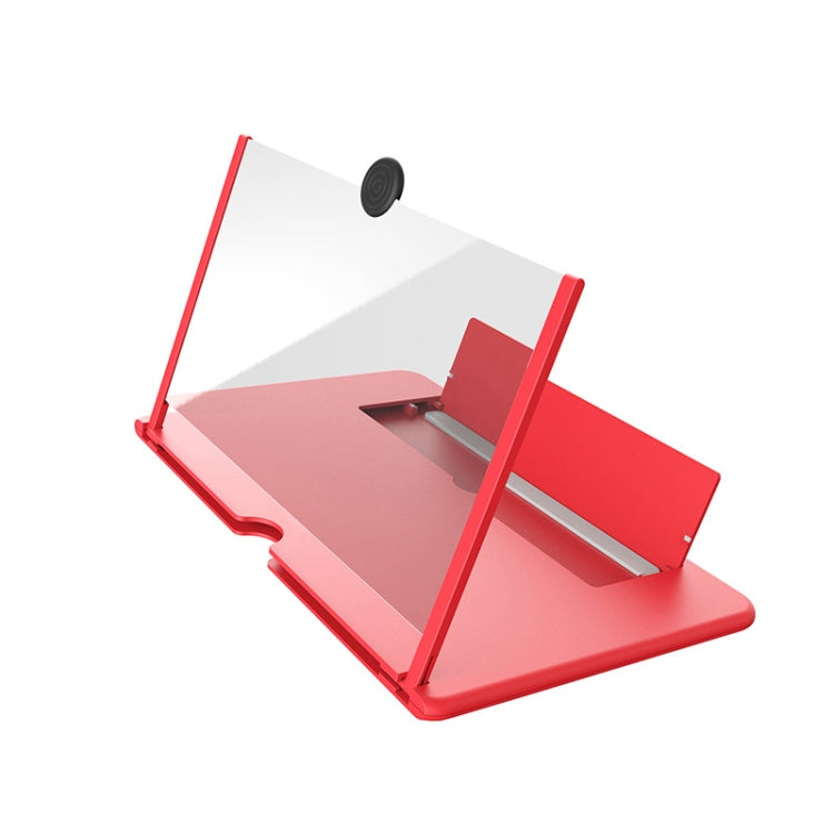 10 inch Pull-out Typed Ultra-clear 3D Mobile Phone Screen Stretching Bracket Amplifier(Red) - Screen Magnifier by PMC TechLife | Online Shopping South Africa | PMC TechLife