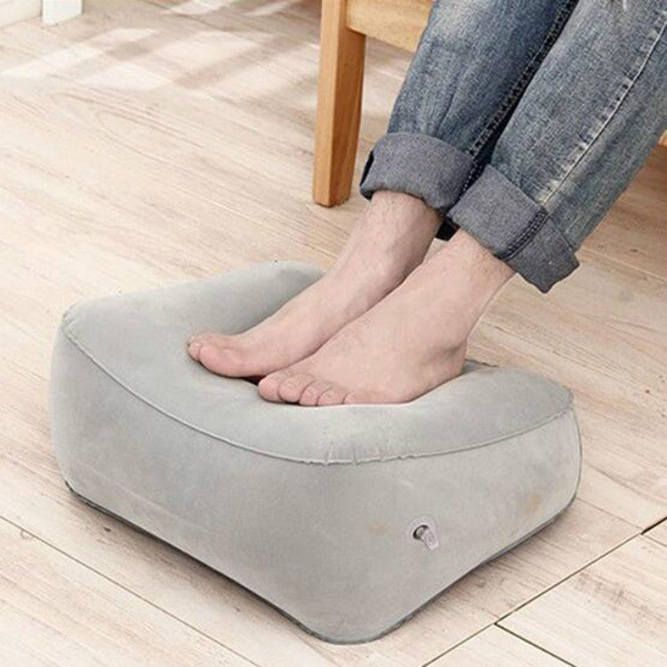 Travel Portable Inflatable Foot Rest Pilllow Mat Pad, Size:16x9cm(Gray Blue) - Mats by PMC Jewellery | Online Shopping South Africa | PMC Jewellery