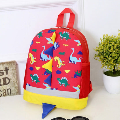 Backpack Cute Cartoon Dinosaur School Bags for Children(Red) - Kids Bags by PMC Jewellery | Online Shopping South Africa | PMC Jewellery