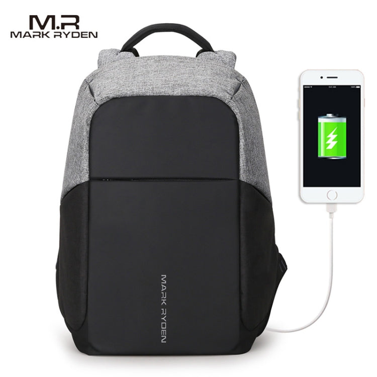 Mark Ryden Multifunction USB charging Men 15inch Laptop Backpack - 15 inch by PMC Jewellery | Online Shopping South Africa | PMC Jewellery