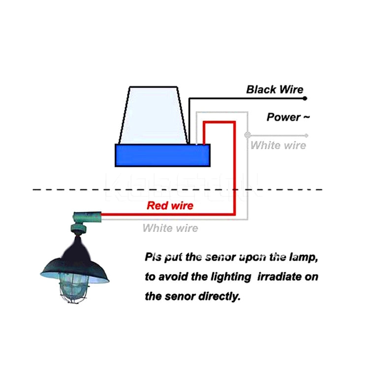 Automatic Switch Sensor Switch Photocell Street Light Switch Control(220V) - AC Adapers by PMC Jewellery | Online Shopping South Africa | PMC Jewellery