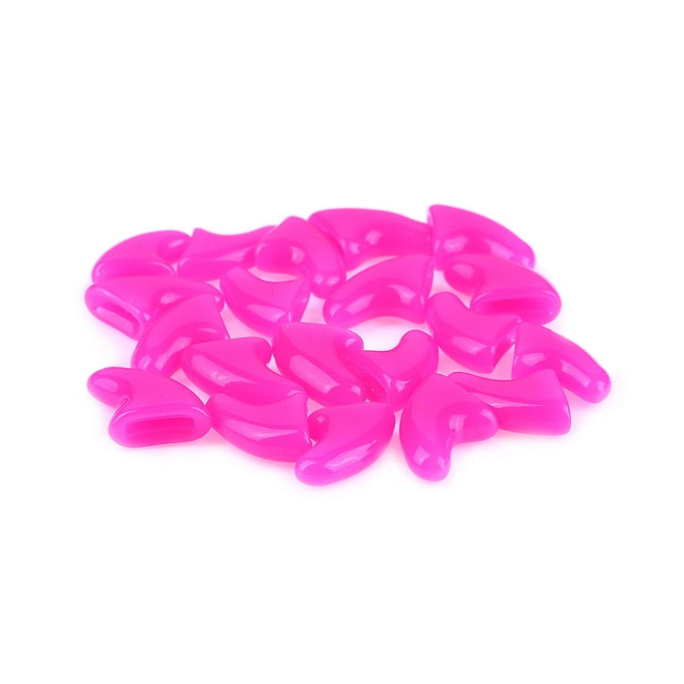 20 PCS Silicone Soft Cat Nail Caps / Cat Paw Claw / Pet Nail Protector/Cat Nail Cover, Size:XS(Rose Red) - Pet Care by PMC Jewellery | Online Shopping South Africa | PMC Jewellery