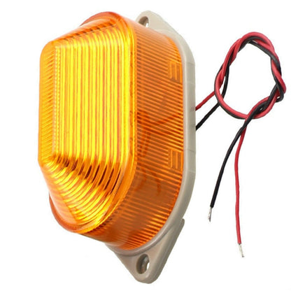 AC220V Led Mini Strobe Signal Warning Light Silent Warning Light(Orange) - Warning Lights by PMC Jewellery | Online Shopping South Africa | PMC Jewellery