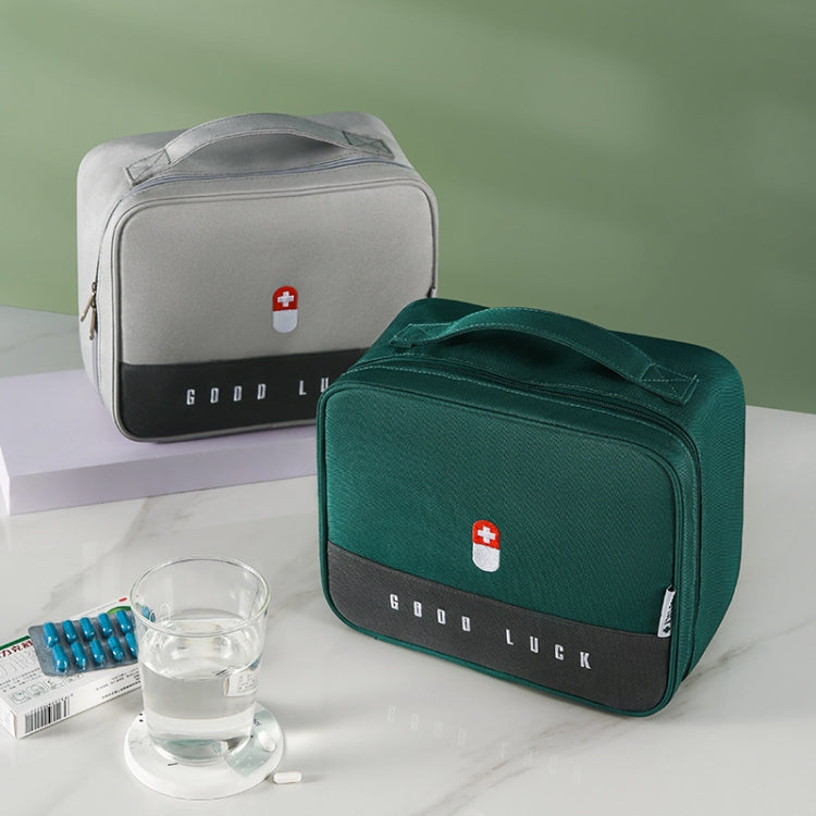Thickened Large-Capacity Multifunctional Medicine Box Family Portable Storage Bag(Gray) - free shipping - PMC TechLife - Order now!