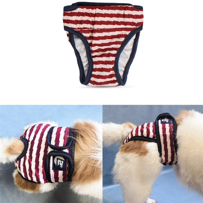 Pet Striped Physiological Pants Dog Menstrual Pants, Size: XXL(Red) - Physiological Pants by PMC Jewellery | Online Shopping South Africa | PMC Jewellery