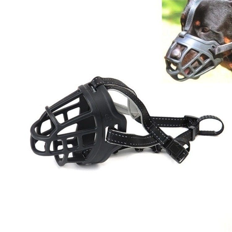 Mesh Breathable Silicone Anti-bite and Anti-call Pet Muzzle, Specification: Number 1(Black) - Mouth Cover by PMC Jewellery | Online Shopping South Africa | PMC Jewellery