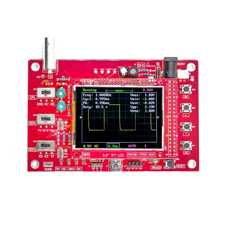 DSO138 Oscilloscope (Full Assembled) - LCD & LED Display Module by PMC Jewellery | Online Shopping South Africa | PMC Jewellery