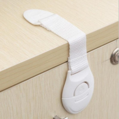 10 PCS Cabinet Door Lock Kids Drawer Locker Security Invisible Locks for Home Storage Child Lock Baby Safety Cabinet Lock - Safety Equipment by PMC Jewellery | Online Shopping South Africa | PMC Jewellery