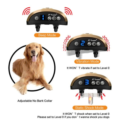 Digital Display Electronic Dog Training Device Pet Training Collar Bark Stop - Training Aids by PMC Jewellery | Online Shopping South Africa | PMC Jewellery