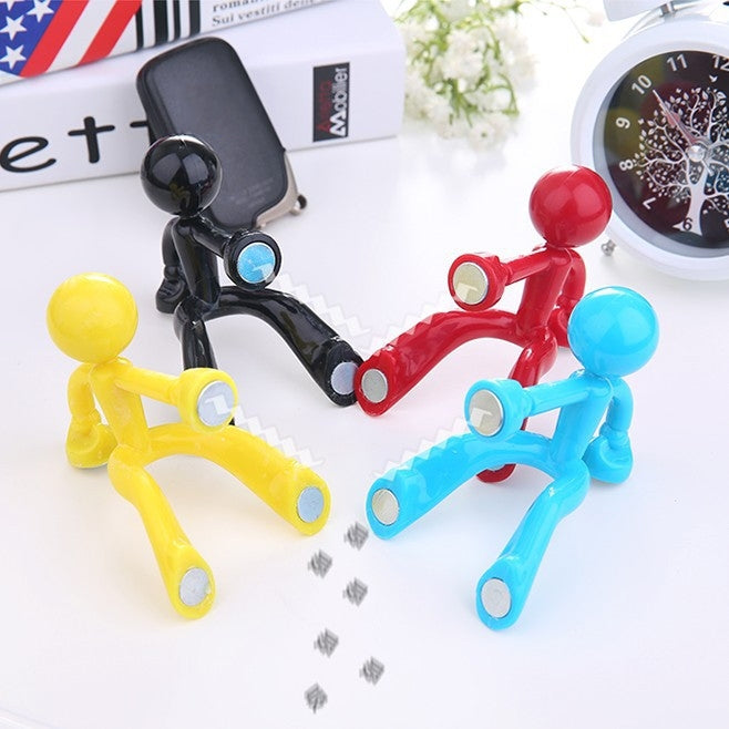 2 PCS Cute Humanoid Strong Magnet Key Hanger Multifunctional Magnetic Refrigerator Magnet, Random Color Delivery - Fridge Magnets by PMC Jewellery | Online Shopping South Africa | PMC Jewellery