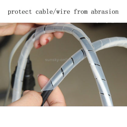 Wire Protection Tape Insulated Winding Tube, Model: 14mm  / 5m Length(Black) - Cable Ties & Organizers by PMC Jewellery | Online Shopping South Africa | PMC Jewellery