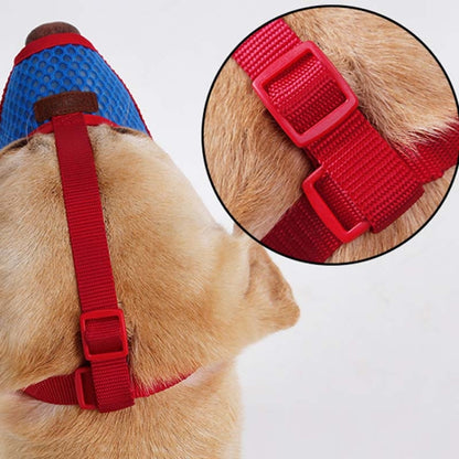 Doglemi Dog Muzzle Pet Supplies Breathable Bark Stopper Muzzle Dog Mouth Cover, Specification: M(Red) - Mouth Cover by Doglemi | Online Shopping South Africa | PMC Jewellery