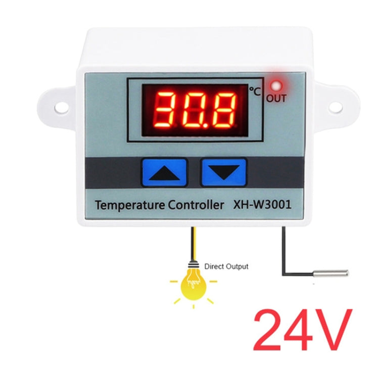 XH-W3001 Digital LED Temperature Controller Arduino Cooling Heating Switch Thermostat NTC Sensor 24V - Indoor Thermometer by PMC Jewellery | Online Shopping South Africa | PMC Jewellery