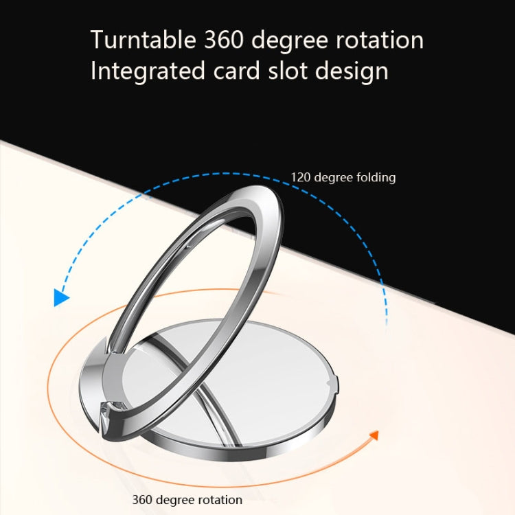 10 PCS Mobile Phone Ring Holder Creative Metal Ring Buckle Holder(Silver) - Ring Holder by PMC TechLife | Online Shopping South Africa | PMC TechLife